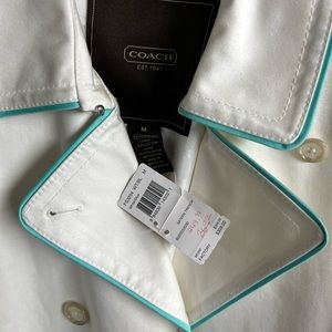 Coach new with tags adorable trench coat!